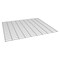 Tennsco Decking, Steel, 36 in W, 36 in D, Gray, Powder Coated Finish, Gauge: 5 ZWD-3636 - alternate 1