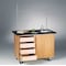 Diversified Spaces Mobile Demo Table w/Sink and Rod Sockets, 48" W, 36" Height, 500 lb 4222K - alternate 2