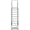 Ballymore 133 in H Steel Rolling Ladder, 10 Steps, 450 lb Load Capacity 103228GSU - alternate 6