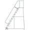 Ballymore 133 in H Steel Rolling Ladder, 10 Steps, 450 lb Load Capacity 103228GSU - alternate 3