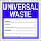 Accuform Haz Waste Label, Universal Waste, 6x6 in, Paper, 250/RL, PK250 MHZW16PSL - alternate 2