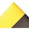 Notrax Antifatigue Mat, 6 ft. L x 2 ft. W, 1/2" Thickness, Closed Cell PVC Foam, Corrugated, Black/Yellow 413S0026BY - alternate 1