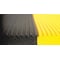 Notrax Antifatigue Mat, 6 ft. L x 3 ft. W, 1/2" Thickness, Closed Cell PVC Foam, Corrugated, Black 413S0036BL - alternate 6