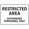 Electromark Admittance Sign, 7 in Height, 10 in Width, Vinyl, English S209FF - alternate 1