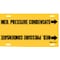 Brady Pipe Marker, Med. Pressure Condensate, Yel, 4094-F 4094-F - alternate 1