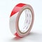 Zoro Select Floor Marking Tape, vinyl, No Legend, Red, White, 1 in W., 5 mil Thickness 9NM08 - alternate 1