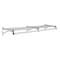 Glaro Coat Rack, 1 Shelf, 60 In W, Satin Aluminum 501-60SA - alternate 1