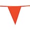 Zoro Select Pennants, Polyethylene, Orange, 60 ft. PL-1 OR - alternate 4