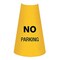 Rockford Silk Screen Process Traffic Cone Collar, Waterproof Cloth Vinyl, 10 1/2 in Height, 0.5 lb, Yellow 6 PK CS-18 - alternate 1