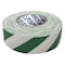 Zoro Select Flagging Tape, No Legend, Green/White, 1 3/16 in Wide x 300 ft Length, Vinyl, 2 mil SWG-200 - alternate 1