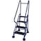 Cotterman 66 in H Steel Rolling Ladder, 4 Steps, 450 lb Load Capacity ST-401 A2 C21 P5 - alternate 1