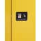 Jamco Hazardous Material Storage Cabinet, 45 gal, 2 Shelves, Steel, 43 in W x 65 in H x 18 in D, Yellow BM45YP - alternate 4