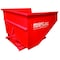 Zoro Select Self Dumping Hopper, 6000 lb., Red 20077 RED - alternate 1