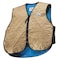 Techniche Cooling Vest, Nylon, Evaporative, 5 to 10 hr Max Cooling Time, Zipper Closure, 25 in Length, Tan 6529-KHAKI3XL - alternate 1