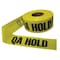 Zoro Select Barricade Tape, QA Hold, Yellow, 3 in Wide x 1,000 ft Length, Polyethylene, 4 mil 28074   3 X 1000'L - alternate 1