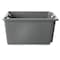 Rubbermaid Commercial Hang & Stack Storage Bin, Plastic, Gray, 10 in H, 15 1/2 in W, 19 1/2 in L FG172100GRAY - alternate 4