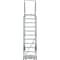 Ballymore 143 in H Steel Rolling Ladder, 11 Steps, 450 lb Load Capacity 113214G - alternate 2