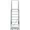 Ballymore 113 in H Steel Rolling Ladder, 8 Steps, 450 lb Load Capacity 083228P - alternate 6