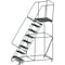 Ballymore 113 in H Steel Rolling Ladder, 8 Steps, 450 lb Load Capacity 083228P - alternate 7