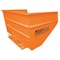 Zoro Select Self Dumping Hopper, 6000 lb., Orange 50099 ORANGE - alternate 1