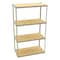 Tennsco Boltless Shelving Unit, 24-5/8"D x 48-5/8"W x 84"H, 4 Shelves, Steel ZV7-4824S-4D SAND - alternate 1