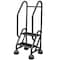 Cotterman 48 in H Steel Rolling Ladder, 2 Steps, 450 lb Load Capacity ST-201 A2 C1 P5 - alternate 1