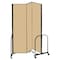 Screenflex Partition, 5 Ft 9 In W x6 Ft 8 In H, Beige CFSL683-DO - alternate 1