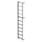 Zoro Select 11 ft Overall H, Fixed Ladder, Steel, 7 Steps, Side Step Exit, Gray Finish, 300 lb Load Capacity MDS07 - alternate 1