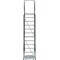 Ballymore 153 in H Steel Stock Picking Rolling Ladder, 12 Steps, 450 lb Load Capacity 123221R - alternate 2