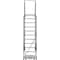Ballymore 143 in H Steel Rolling Ladder, 11 Steps, 450 lb Load Capacity 113214R - alternate 5