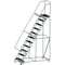 Ballymore 143 in H Steel Rolling Ladder, 11 Steps, 450 lb Load Capacity 113214R - alternate 3