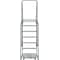 Ballymore 103 in H Steel Rolling Ladder, 7 Steps, 450 lb Load Capacity 073214GSU - alternate 7