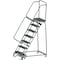 Ballymore 103 in H Steel Rolling Ladder, 7 Steps, 450 lb Load Capacity 073214GSU - alternate 4