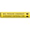 Brady Pipe Marker, Med. Pressure Condensate, Yel, 4094-B 4094-B - alternate 1