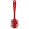 Remco 2 25/64 in W Dish Brush, Medium, 8 in L Handle, 3 1/8 in L Brush, Red, Plastic, 10 1/2 in L Overall 42374 - alternate 3