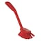 Remco 2 25/64 in W Dish Brush, Medium, 8 in L Handle, 3 1/8 in L Brush, Red, Plastic, 10 1/2 in L Overall 42374 - alternate 1