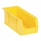 Quantum Storage Systems Yellow Hang and Stack Bin, 10-7/8"L x 4-1/8"W x 4"H QUS224YL - alternate 1