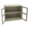 Tennsco Shelving Storage Cabinet, 42 in H, 48 in W, 24 in D, Swing, Keyed, Sand, 2 Shelves, 0 Drawers CVDJ2442A SAND - alternate 1