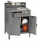Tennsco Shop Desk, 34-1/2 x 53 x 29In, Medium Gray SR-58 MED GRAY - alternate 3