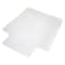 Aleco Chair Mat 46"x60", Traditional Lip Shape, Clear, for Carpet 122383 - alternate 1