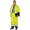 Kishigo 2-Piece Rain Suit with Hood, Polyester/Polyurethane, 6.2 mil Thick, Packable Hood in Collar RW100-4X-5X - alternate 1