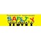 Accuform Safety Banner, Teamwork Improves Safety Make Safety A Team Goal!, 28 in H x, 96 in W, Poly Sheeting MBR870 - alternate 1