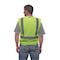 Kishigo Large Class 2 High Visibility Vest, Lime 1083-L - alternate 2