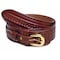 Zoro Select Basketweave Belt, Brn, Size 40 In, Leather 53A 040 - alternate 1