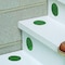 Zoro Select Floor Marking Tape, vinyl, No Legend, Green, 4 in W., 0.216 in Thickness, 50 PK 9TZ25 - alternate 1