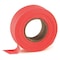 Zoro Select Flagging Tape, No Legend, Fluorescent Red, 1 3/16 in Wide x 150 ft Length, Vinyl, 4.5 mil TFRG-200 - alternate 2