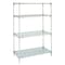 Metro Wire Shelving Unit, 18"D x 48"W x 63"H, 4 Shelves, Chrome A356C - alternate 1