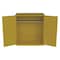 Jamco Hazardous Material Storage Cabinet, 120 gal, 1 Shelves, Steel, 59 in W x 65 in H x 34 in D, Yellow BV2YP - alternate 2