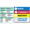 Brady Rectangle HMIG Target Label, Multicolor, Pk100 60335 - alternate 1