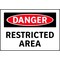 Electromark Danger Sign, 7 in Height, 10 in Width, Aluminum, English S173FA - alternate 3